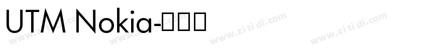UTM Nokia字体转换